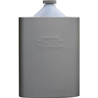 Vargo Titan Flachmann Lommelærke størrelse 240 ml farve grå