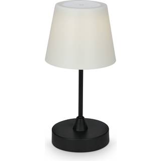 LED-bordlampe Campi, genopladeligt batteri, dæmpbar, sort