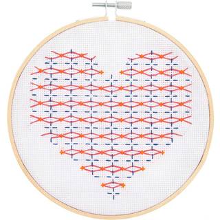 Stickpackung Sashiko Herz