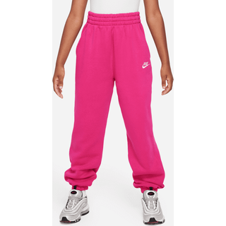 Nike Club Fleece Loose Training Pants Girls - Pink, Size XS - pink
