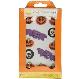 Sukker Dekorationer Halloween - 12 stk., Wilton