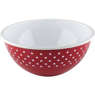 Riess Country Pünktchen Rot Schüssel 22 cm / 2,5 L - Emaille