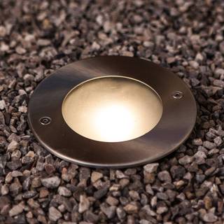 Strata LED nedgravningslampe, Ø 12 cm, aluminium, 90°, IP67