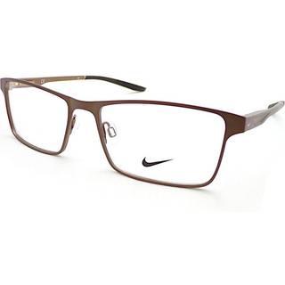 Nike Unisex NIKE 8047 210 Optiske stel Metal Brun Firkantet
