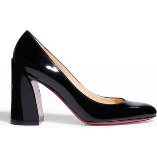 Christian Louboutin Miss Sab 85 patent leather pumps - beige - EU 41.5
