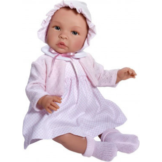 Leonora babydukke i kjole 46 cm fra Asi