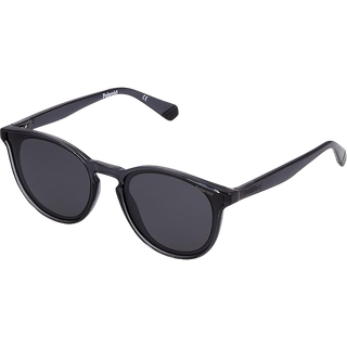 Polaroid PLD 6143/S Polarized KB7/M9 59 Solbriller Mænd Grå - Transparent Grey - 59mm