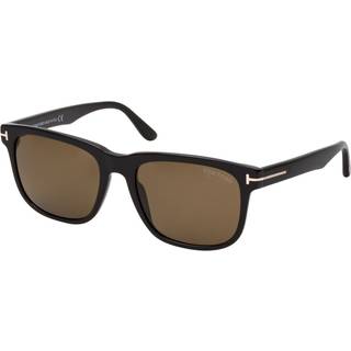 TOM FORD Mand FT0775 STEPHENSON 01H Solbriller Acetat Sort Brun Firkantet Polariseret