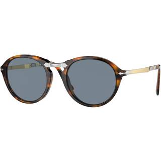 Persol Unisex PO3274S 108/56 Solbriller Acetat Skildpadde Blå Pantos Normal
