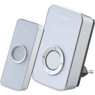 TREND - Dørklokke DESIGN - Hvid - Plug in ✓ På lager - klar til levering og afhentning