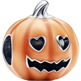 Pandora Glow In The Dark Spooky Pumpkin Charm - Orange