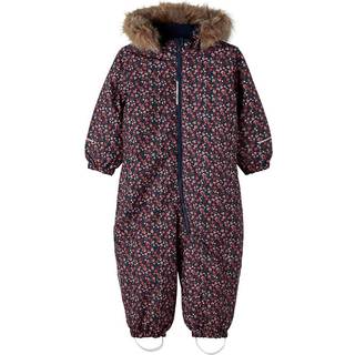 Name It Dark Sapphire Blomstret Flyverdragt