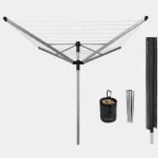 Paraplytørrestativ Lift-O-Matic 60 m. Advance med galvaniseret jordspyd - Brabantia