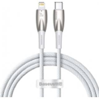 Baseus USB-C cable for Lightning Glimmer Series 20W 1m (White)