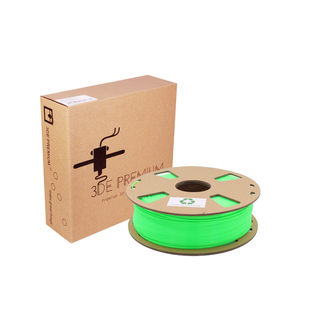 3DE Premium - PLA Fluorescent - Nuclear Green - 1.75mm - 1kg