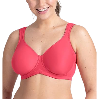 Miss Mary Stay Fresh Molded Underwired Bra - Coral - D 85