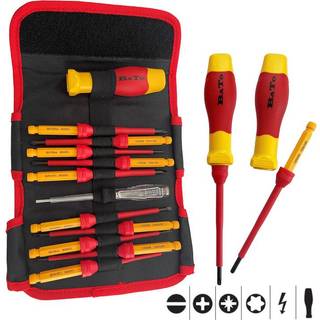 BATO Bitsskruetrækkersæt 1000V Kærv/Ph/Pz/Torx 12 dele
