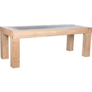 Spisebord Home ESPRIT Natur Gran Træ MDF 220 x 90 x 76 cm