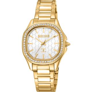 Just Cavalli JC1L332M0055 Curiosa Sølvfarvet/Gul guldtonet stål Ø30 mm
