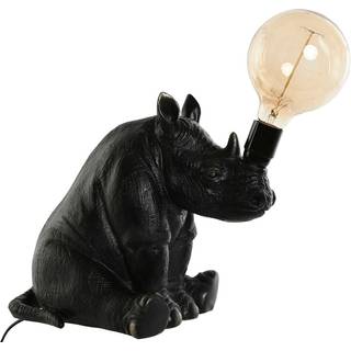 Bordlampe Home ESPRIT Sort Harpiks 50 W 220 V 35 x 21,7 x 29 cm