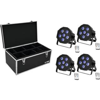 Eurolite Set 4x LED SLS-603 TCL UV Floor + Case TDV-1 TILBUD NU