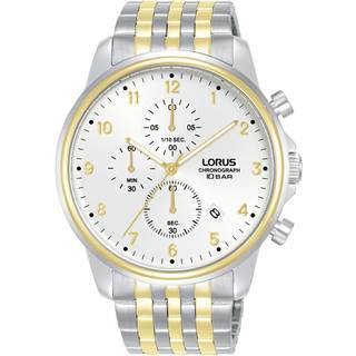 Lorus RM338JX9 Dress Hvid/Gul guldtonet stål Ø43 mm