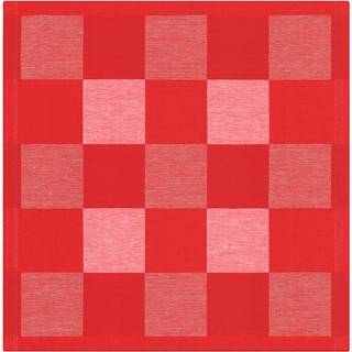 Ekelund Linneväveri Schack serviet rød 35x35 cm
