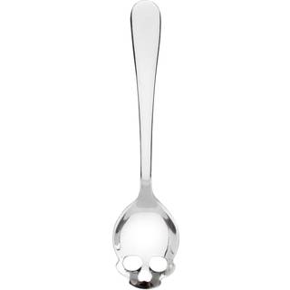 Spooky Totenkopf Zuckerlöffel Silber