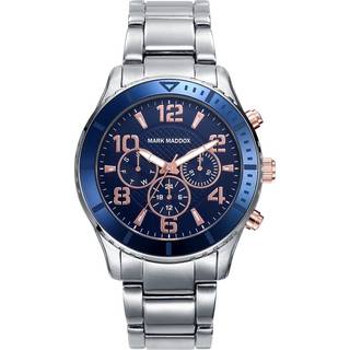 Mark Maddox HM6008-35 Classic Blå/Stål Ø43 mm