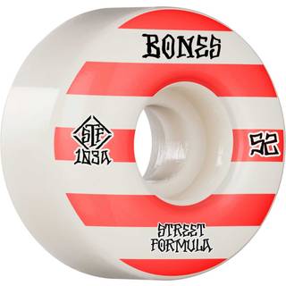 Bones Wheels Skateboard Hjul Patterns STF 103A 52mm White V4 Wide 4-pak