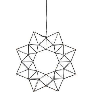 Star Trading - Christmas Star - Krans Edge - Black - 40 cm
