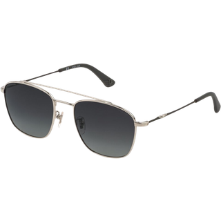 Police SPL996E Polarized 579P 55 Solbriller Mænd Grå - Glossy Palladium Grey - 55mm