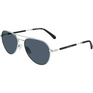 Calvin Klein Unisex CKJ20109S 045 Solbriller Metal Sølv Grå Pilot Normal Fotokromatisk