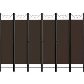 6-panels rumdeler 240x180 cm brun