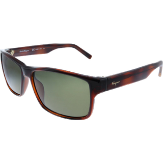 Salvatore Ferragamo SF960S 214 58 Solbriller Mænd Tortoiseshell - Red Tortoise - 58mm