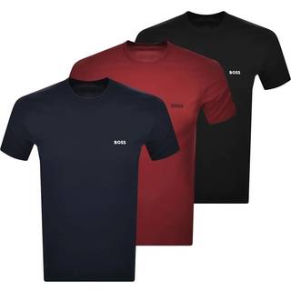 BOSS 3-pak T-shirts i mørke nuancer til herre