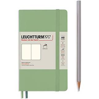 Notizbuch Pocket blanko Softcover A6 - Salbei
