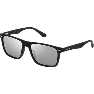 Police SPLE02 Polarized U28W 57 Solbriller Mænd Black - Matte Black - 57mm