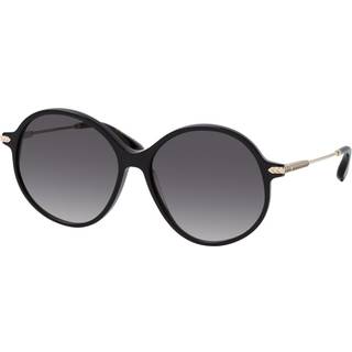 Victoria Beckham Kvinde VB632S 001 Solbriller Acetat Sort Grå Rund Skygge