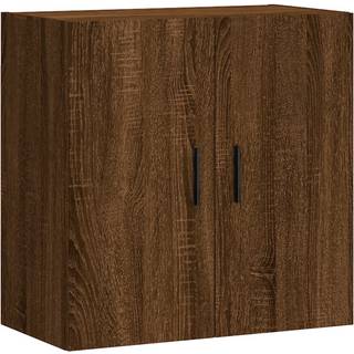 vægskab 60x31x60 cm konstrueret træ brun egetræsfarve