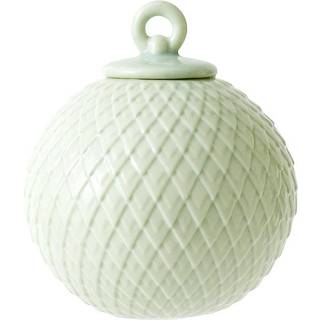 Rhombe Dekorationskugle Ø7 cm soft green