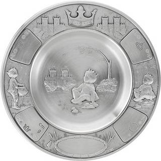 Dåbstallerken Prins, tin
