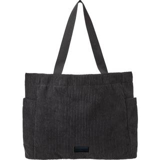 Accessorize Accessorize Black Corduroy Shopper Bag