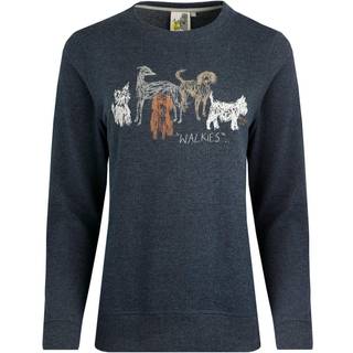 Weird Fish Weird Fish Blue Chidham Crew Neck Sweatshirt