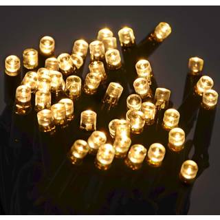 300 LED (30 m) Snowtime varmhvid tilslutningsklare lys på sort kabel