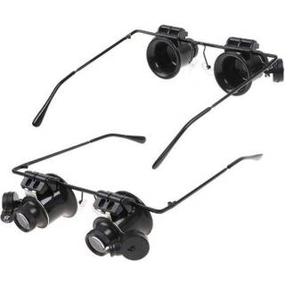 Forstørrelsesglas x20 med LED-belysning