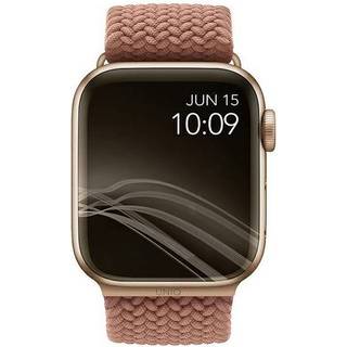 UNIQ Aspen Apple Watch flettet rem 44/45/46/49mm - Grapefrugt pink