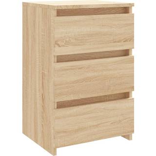 Sengebord 40X35X62,5 Cm Konstrueret Træ - 1 / Sonoma-eg