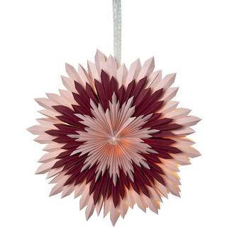 Star Trading - Christmas Star - Paper Star Ice - Pink - 50 cm