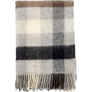 Klippan Yllefabrik Gotland uldplaid 130x200 cm Multi grey